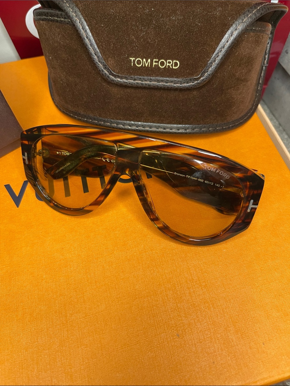 Tom Ford Bronson Aviator Sunglasses - Picture 7 of 8